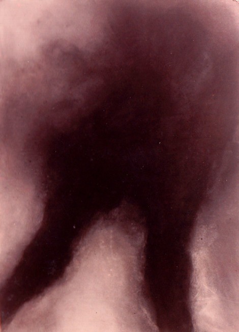 “Smoke” 1994 (pastel on paper, 41 x 30")